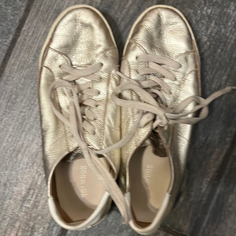 Soludos Ibiza Metallic Lace-Up Sneaker